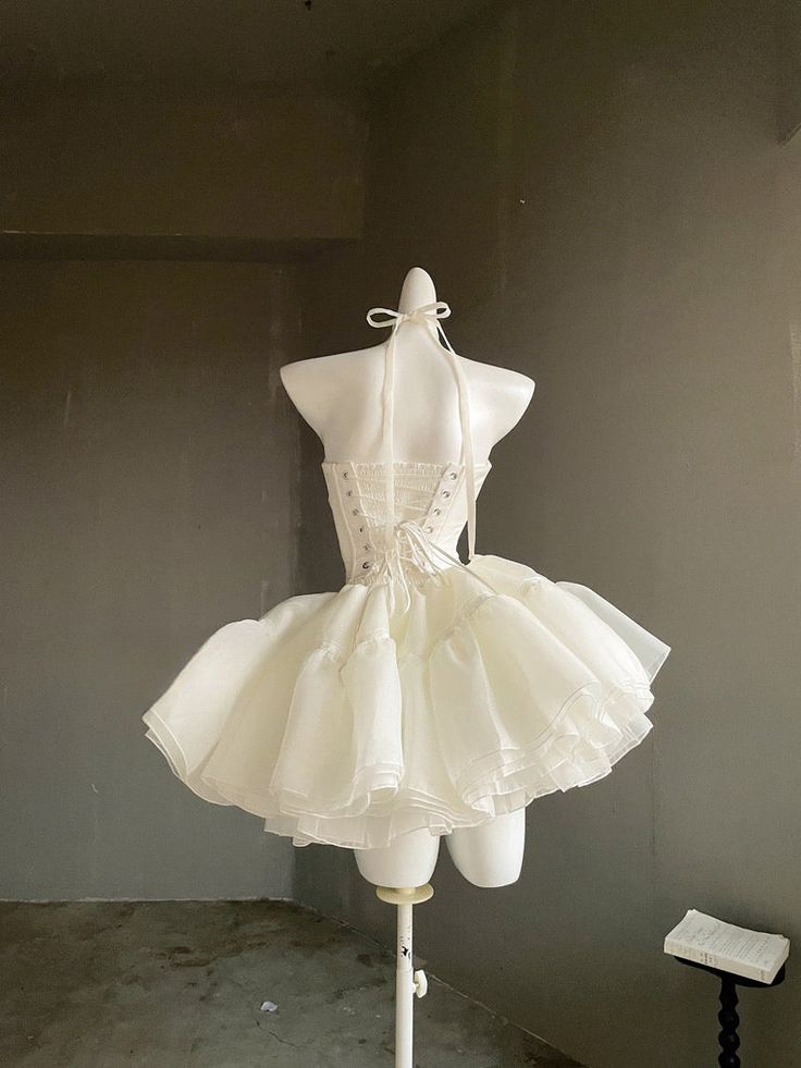 New Fashion Bow Design Sleeveless Strapless Mini Party Dress Cream White Homecoming Dress HZ1024