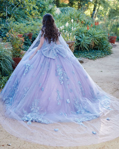 Luxury Tulle Appliques Quinceanera Dress Charming Sweet 16 Dress Ball Gown cc1615