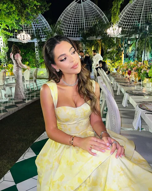 Pastel Yellow Ruffle Tiered A-Line Long Party Prom Dress HZ0319