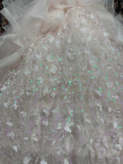 Elegant Sweetheart Beaded Off-the-shoulder Sweet 16 Quinceanera Strapless A-Line Floor-length Prom Dress Evening Dress Ball Gown HZ1024