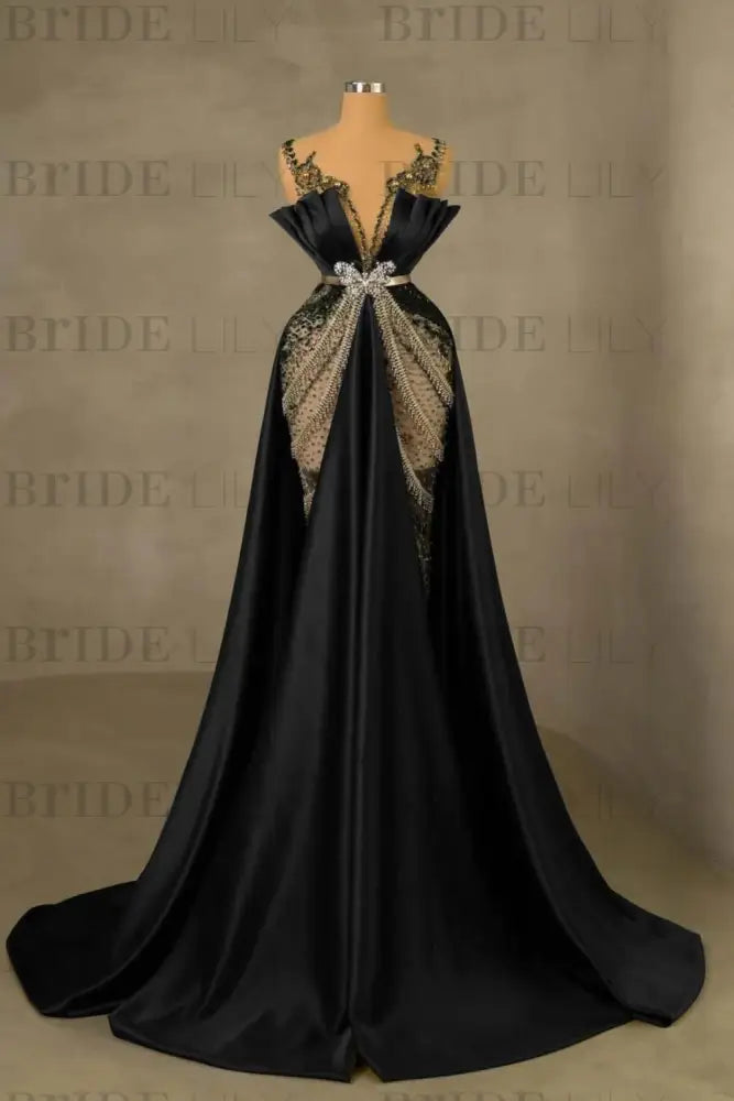 Emerald Green Mermaid Prom Dress Sleeveless Spaghetti Strap Long Evening Gown