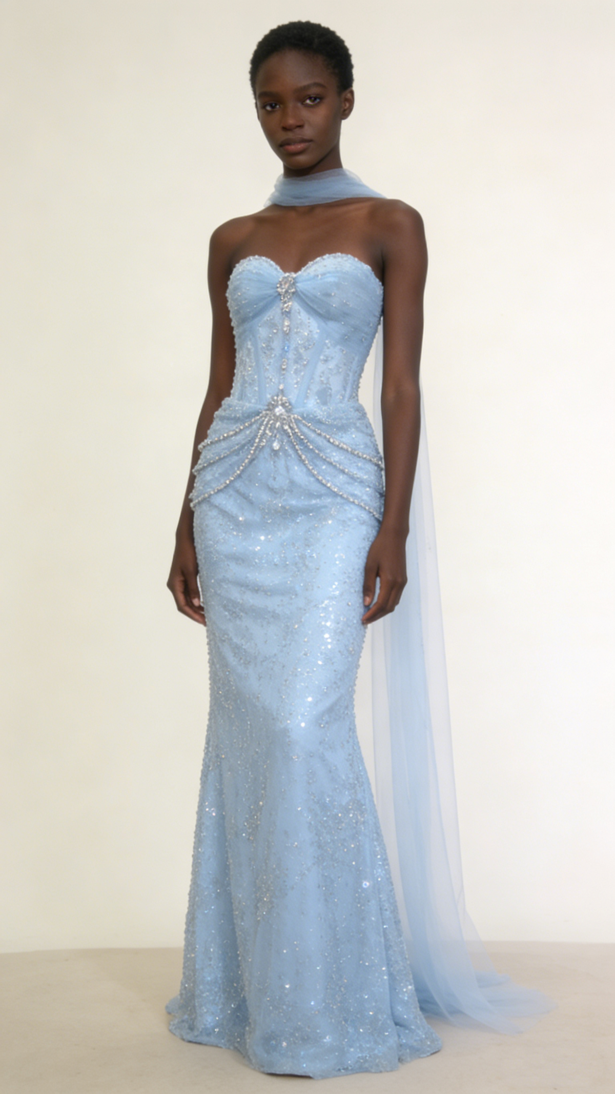 Shiny Prom Dress Sweetheart Pleated Tulle Mermaid Prom Gown Evening Dress Party Dress HZ0319