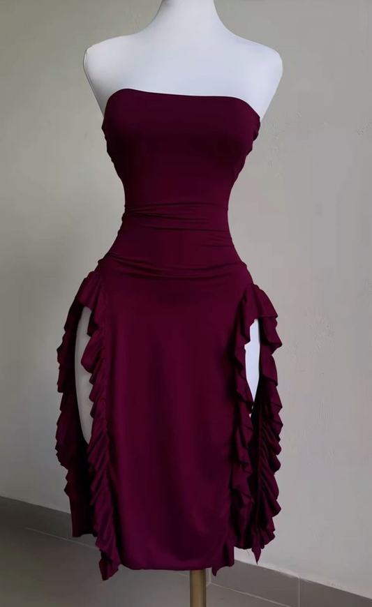 Sexy Sheath Slit Prom Dress Party Dress  cc1770