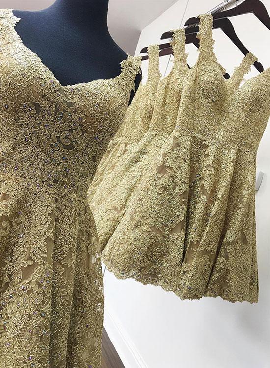 Vintage Lace Applique Short A-Line Party Dress Cocktail Dress Homecoming Dress HZ1024