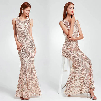 Glamorous Cap Sleeve Lace Mermaid Long Evening Gowns Online