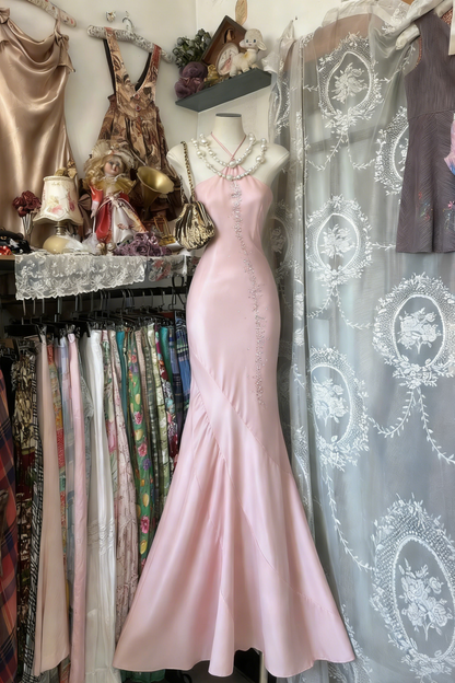 Royal Blue Mermaid Long Prom Dresses Open Back Satin Formal Occasions