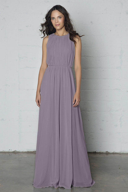Sheath-Column Floor Length Chiffon Dress PR17020