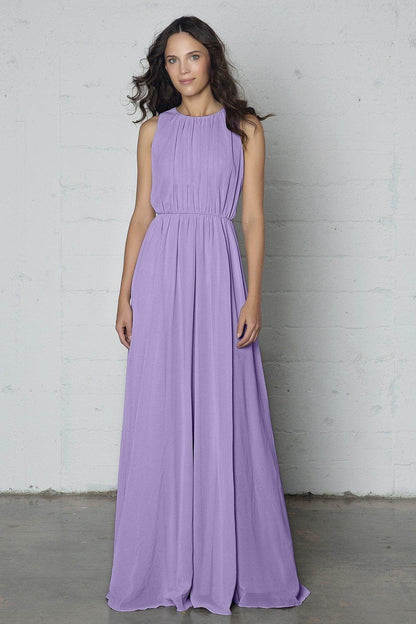 Sheath-Column Floor Length Chiffon Dress PR17020