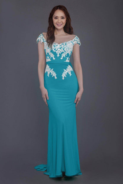 Trumpet Sweep Train Knitted Fabric Bridesmaid Dress PR3562