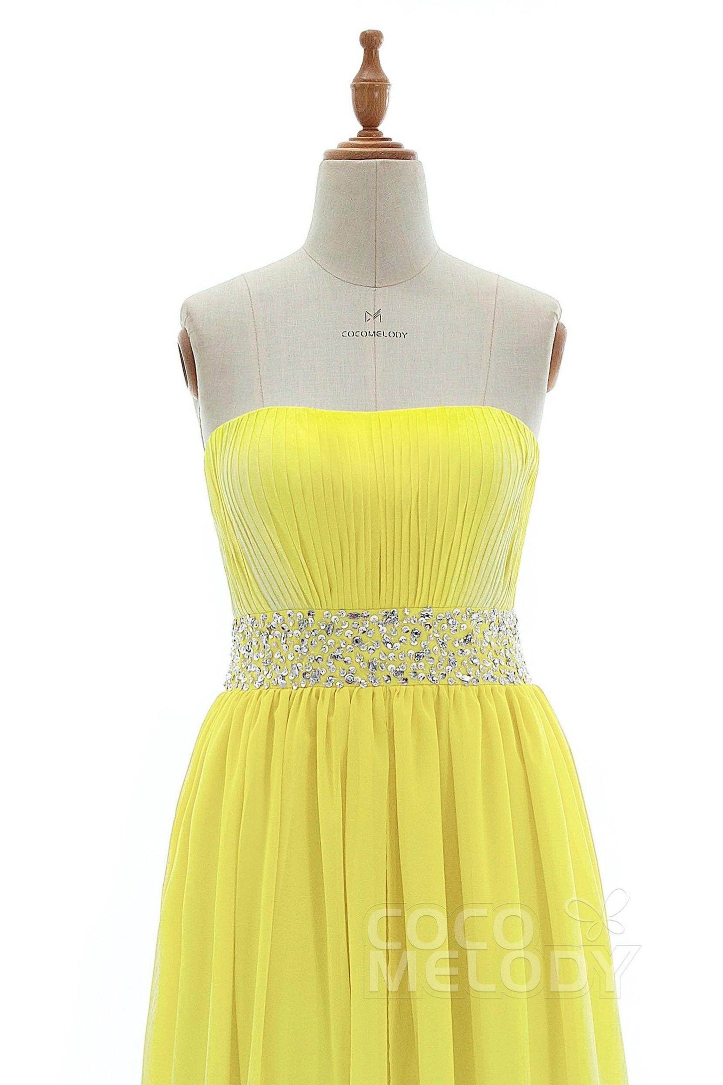 Sheath-Column Floor Length Chiffon Bridesmaid Dress PR3598