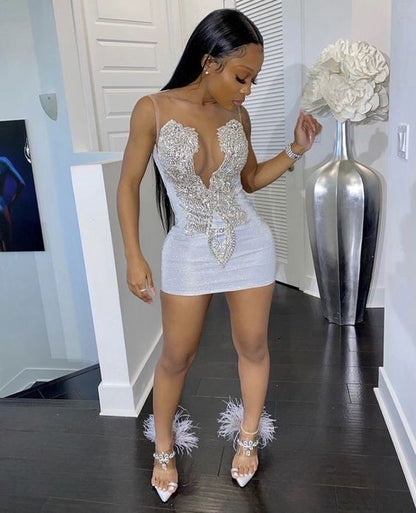 luxurious sequins beaded short homecoming dresses c2775