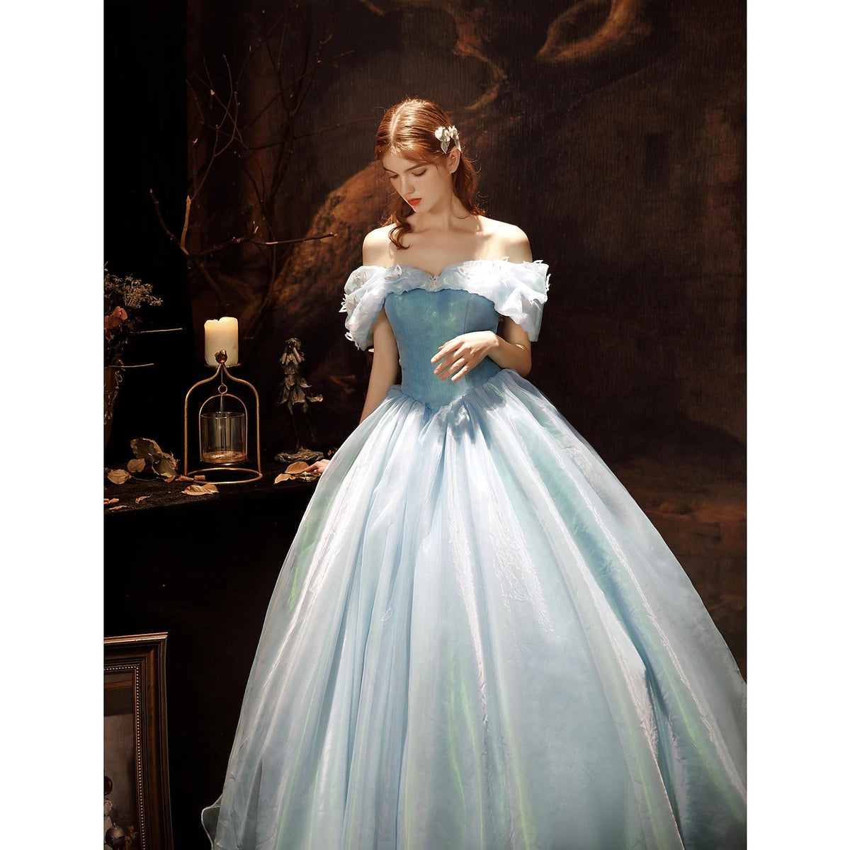 Princess Shakespeare Gothic Rococo Vintage Inspired Princess Dress Party Costume Masquerade Prom Dress  Women's Costume Vintage Cosplay Party Masquerade Wedding Party