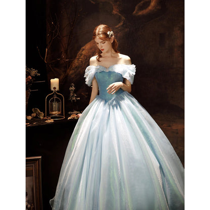 Princess Shakespeare Gothic Rococo Vintage Inspired Princess Dress Party Costume Masquerade Prom Dress  Women's Costume Vintage Cosplay Party Masquerade Wedding Party