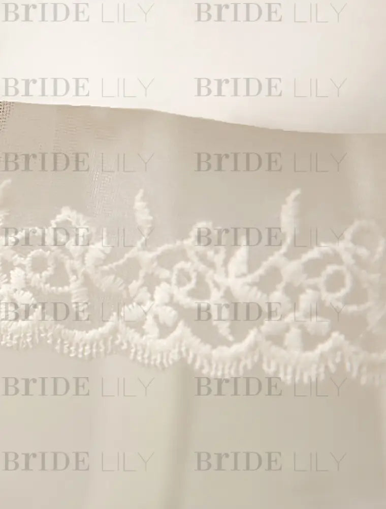 Simple Wedding Dresses Ivory Wedding Dress Knee-Length Backless Straps Lace Bridal Dress