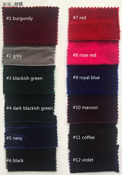 Tea Length Black Velvet Long Prom Dress Evening Dress, OL604
