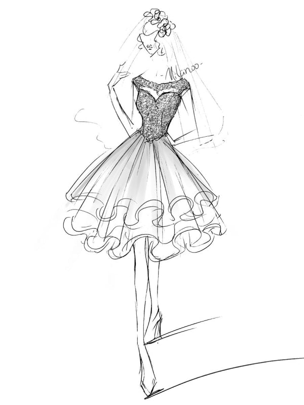 Jewel Neck Wedding Dresses A Line Sleeveless Tulle Short Bridal Dress