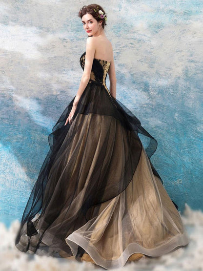 Wedding Dresses Princess Sleeveless Pleated Tulle Bridal Dress