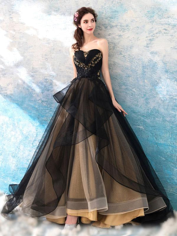 Wedding Dresses Princess Sleeveless Pleated Tulle Bridal Dress