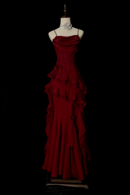 Retro Elegant Long Prom Dress with Jacket Classy Evening Outfit