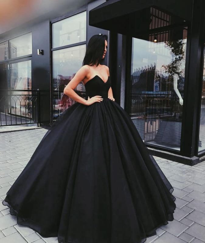 Yellow Ball Gown Sweetheart Prom Dress Princess Tulle Quinceanera Dresses